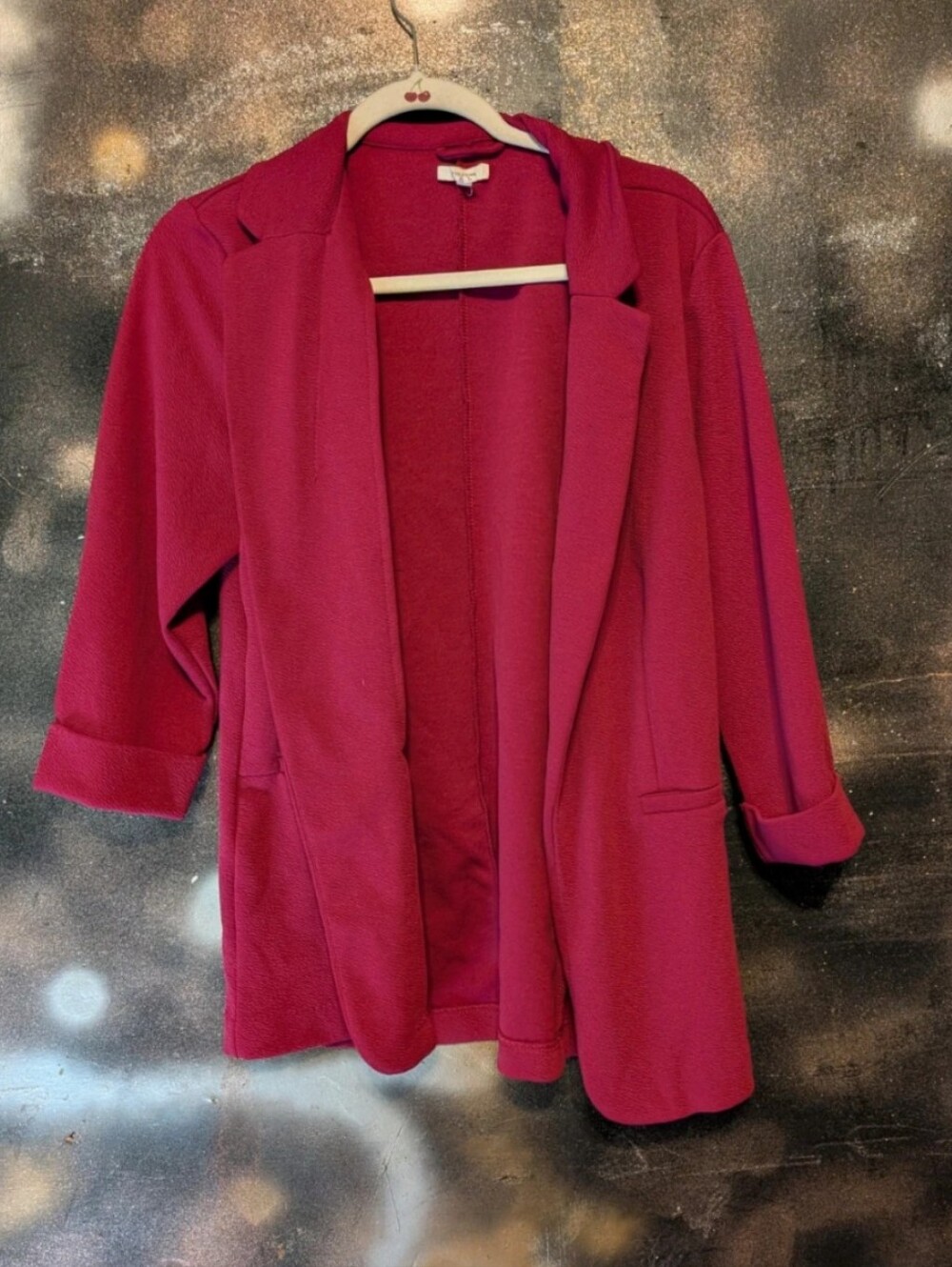 Women's Red pink Sweater - Classic Lightweight Knit